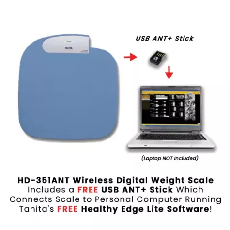 HD-351ANT Radio Wireless ANT+ Digital Weight Model 2