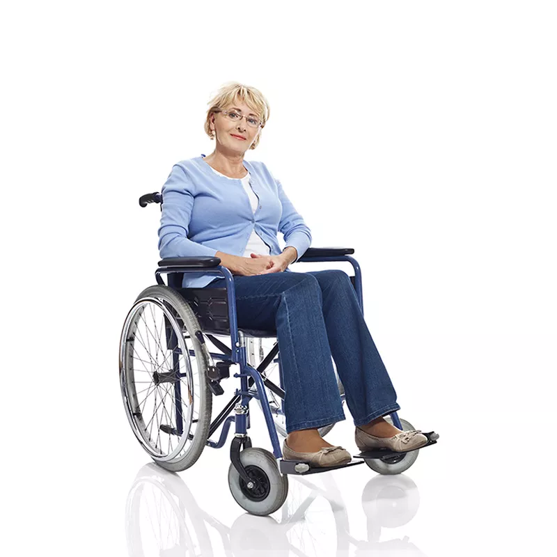 PW-630U Wheelchair Model Caption